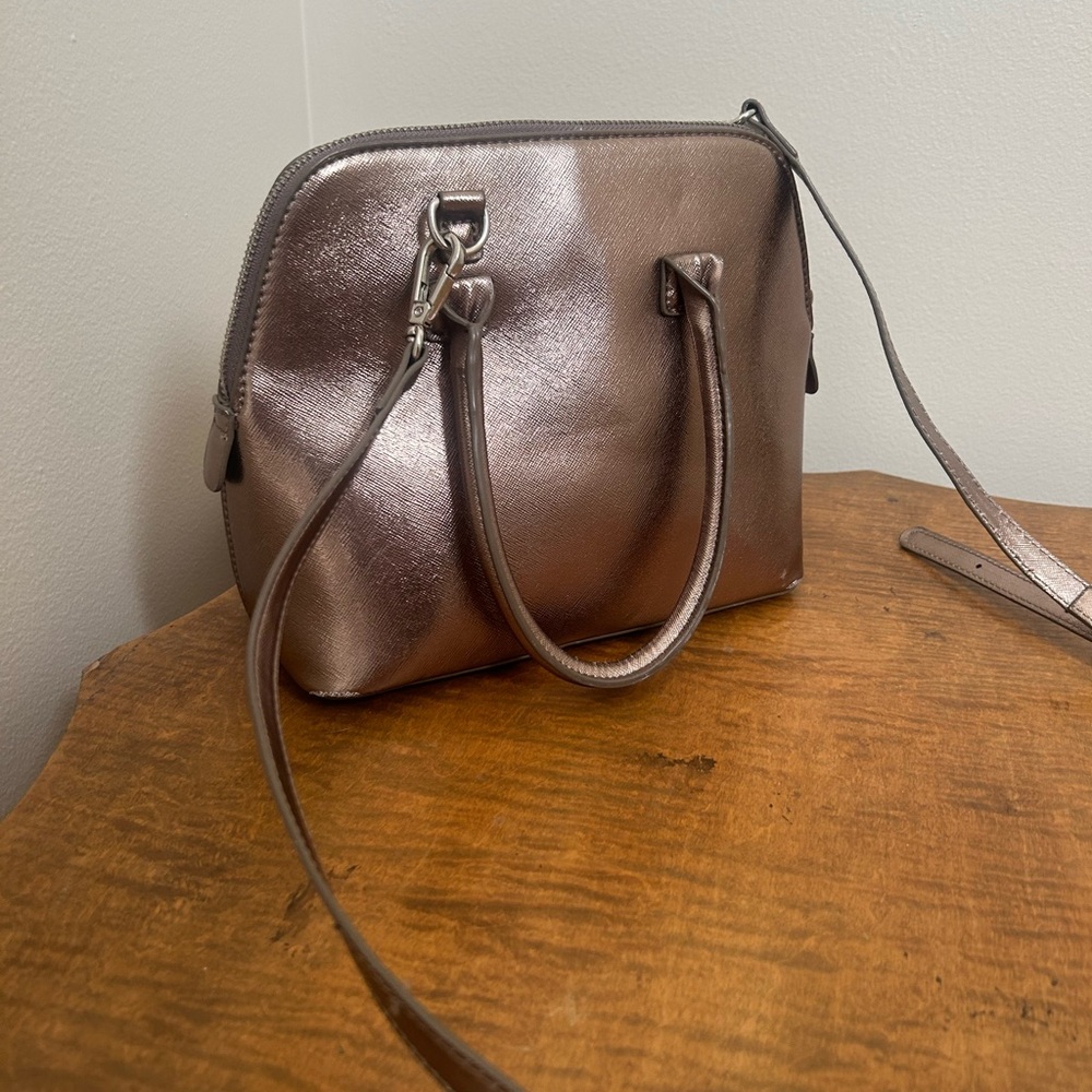 Metallic Brown Women's Handbag